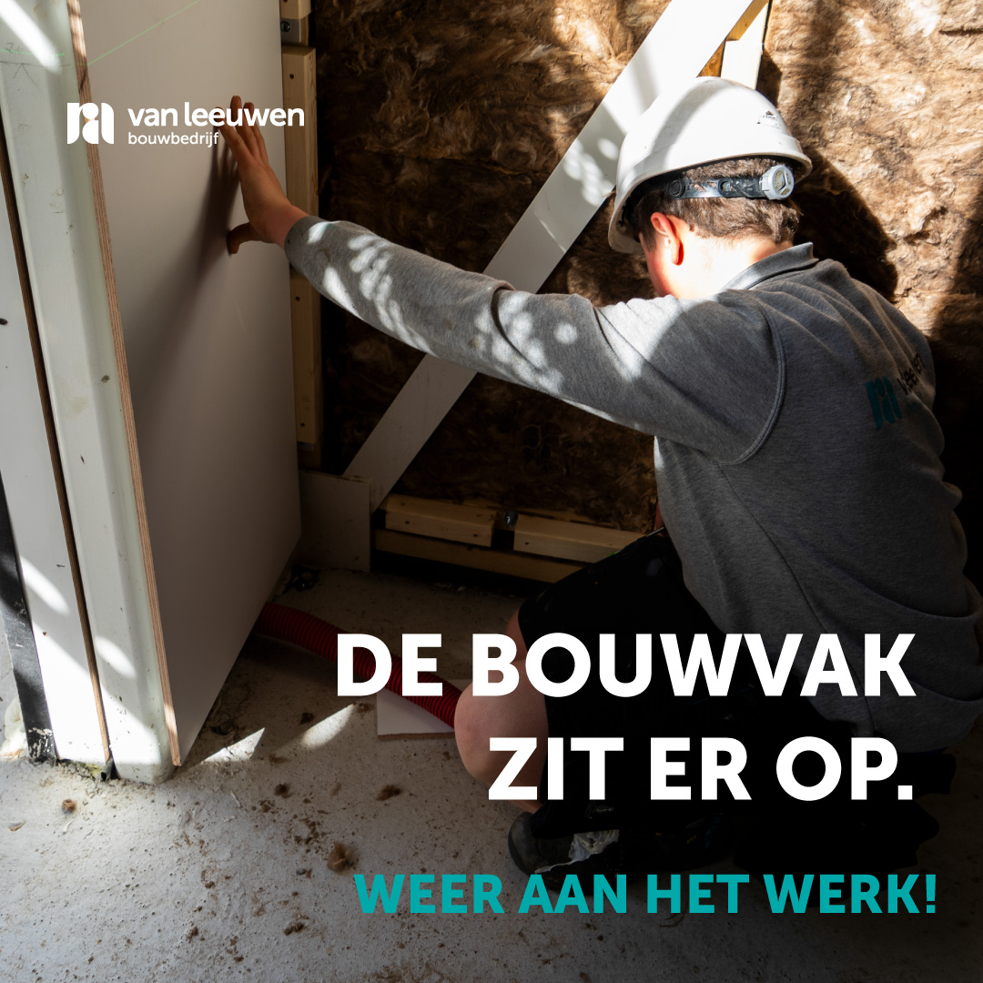 Featured image for “De bouwvak zit erop, we zijn weer begonnen!”
